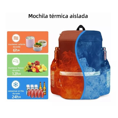  Mochila Hieleras Enfriador Bolsa Impermeable Portátil 27L