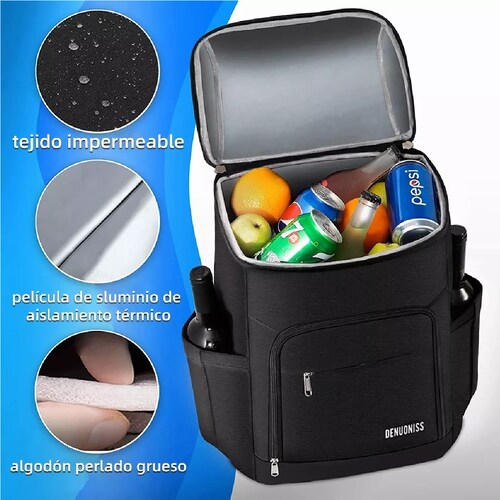  Mochila Hieleras Enfriador Bolsa Impermeable Portátil 27L