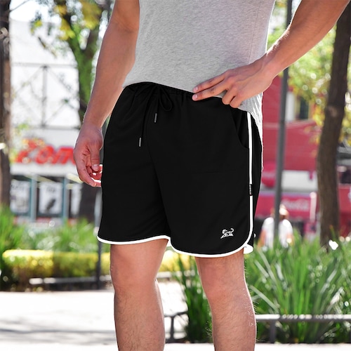 Short Deportivo Hombre Red Baboon Fit Gray Short Deportivo Ajustable CH