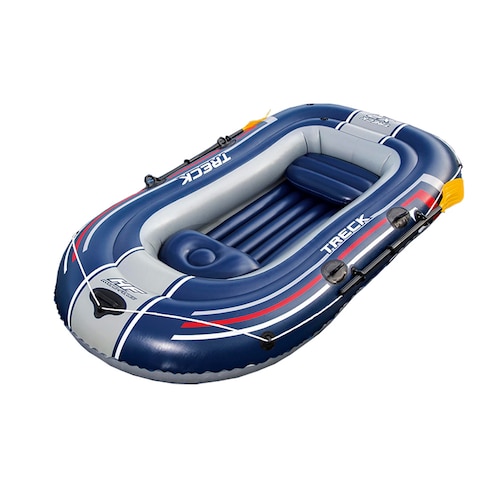 Bote Inflable Lancha Balsa Trek X2 Para 2 Personas Con Remos