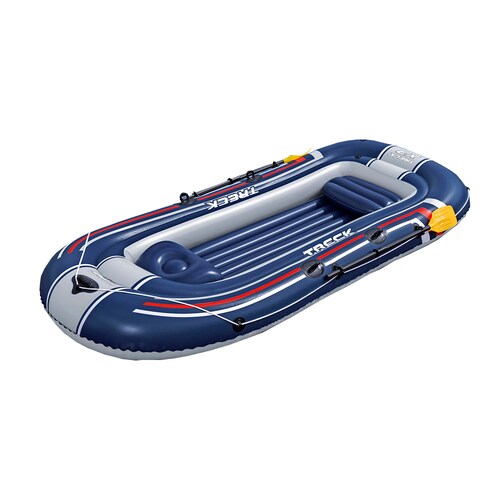 Bote Inflable Lancha Balsa Raft X3 Para 3 Personas Con Remos