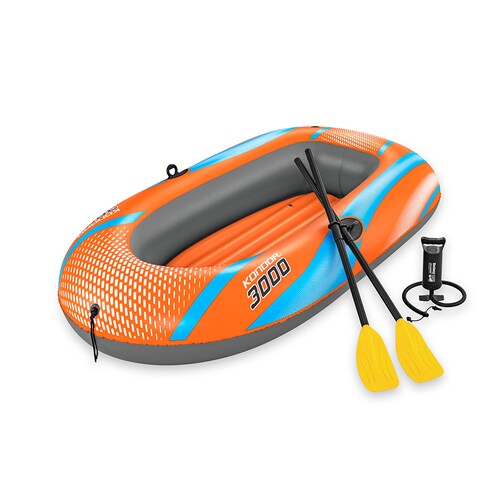 Bote Inflable Lancha Balsa Bestway Kondor 3000 3 Personas Con Remos