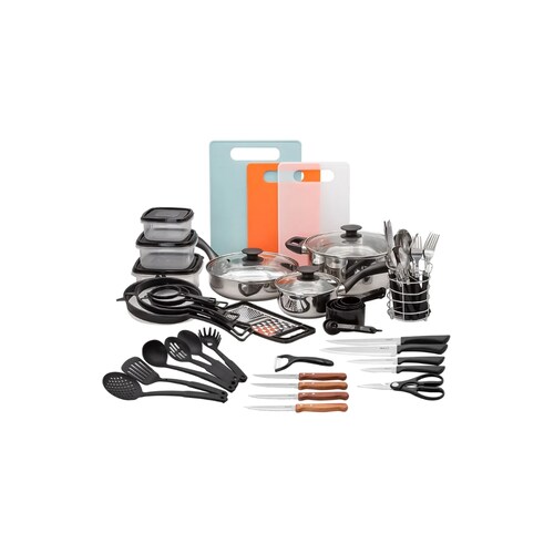 Batería de Cocina Hot Spot Acero Inoxidable 64 Pzas Z629 