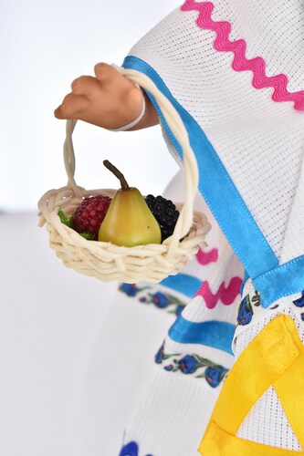 Eulalia Colecciones Muñeca Mexicana Modelo San Luis Potosí. Muñecas Típicas Mexicanas, México en bonitas muñecas, pieza de colección de 34 cm.