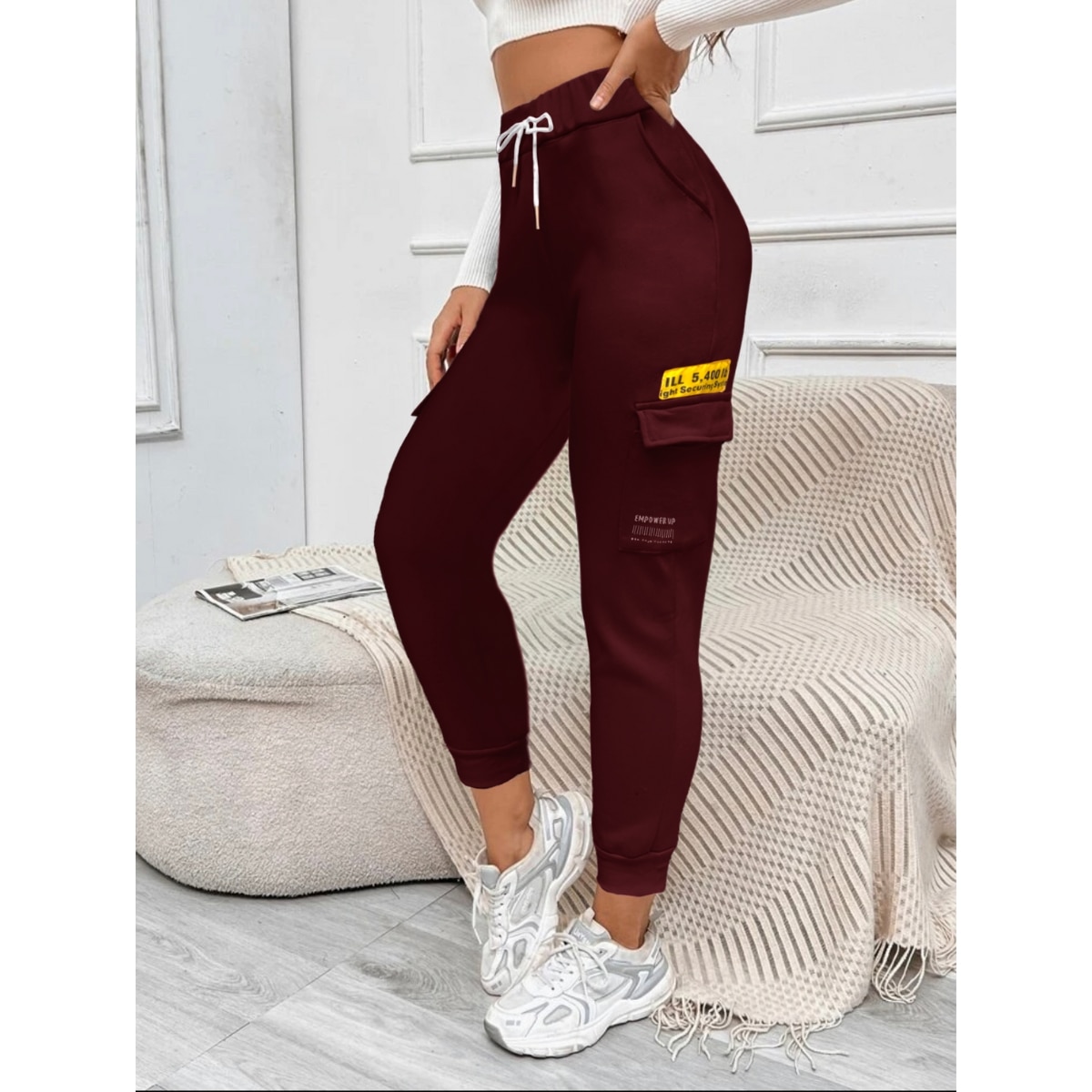 Pants Mujer Térmico Casual Jogger Dama Pans Relax Leggins Gym