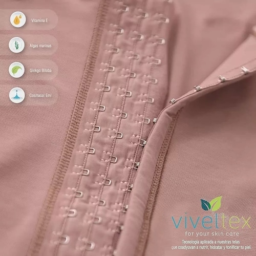 Faja Colombiana Post-Parto Realce Natural Brasier Parcialmente Removible Y De Regalo 30 Unidades De Parches Slim Patch Para Adelgazar Reductores De Celulitis