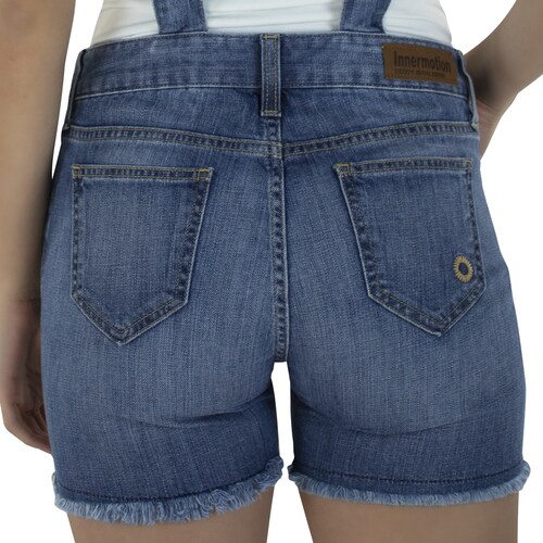 Overol Short Innermotion De Mezclilla Para Mujer. Estilo 1379
