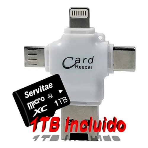 Memoria 1tb iPhone Android iPad Pc Usb-c Ios Microusb 1 Tera.