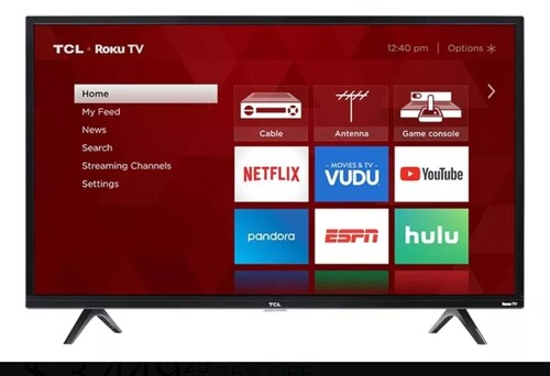 TCL 32" Smart Tv Roku 720p.