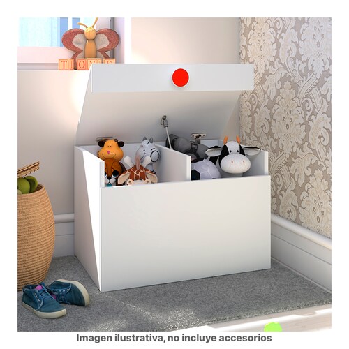 Baúl Línea Playcon Kids Color Blanco Frosty.