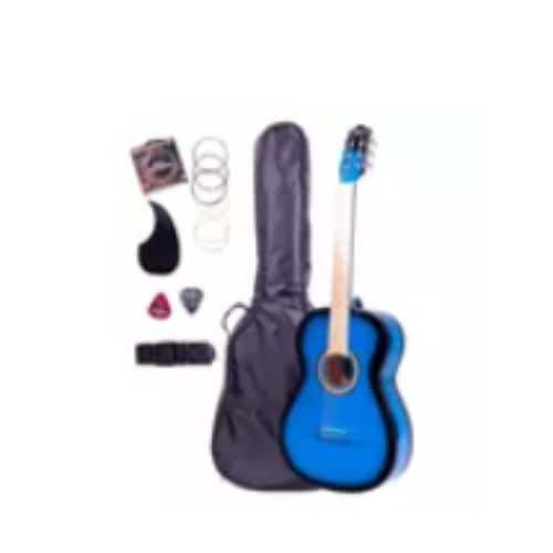 Fatal Dempsey adverbio Guitarra clásica Guitarras Valdez PS900 para diestros azul y negra Marca  Valdez