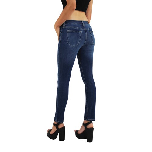 Jeans Innermotion Azul Marino Corte Skinny Estilo 1409 Para Mujer