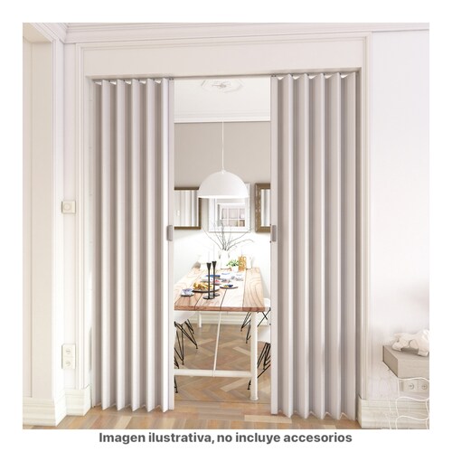 Puertas Plegables Grandes Playcon Color Blanco.