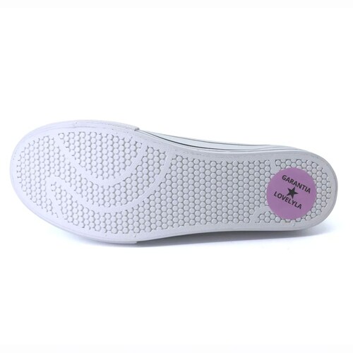 Tenis Sneaker Para Dama Plataforma Casual Blanco Urbano.