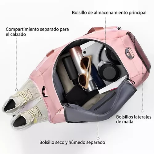 Maletas Viaje Bolso Deportivo Para Gym Viaje Mochila Dama