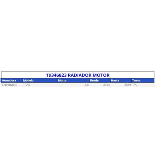 Radiador de transmisión original acdelco para: Chevrolet trax 2013-2020