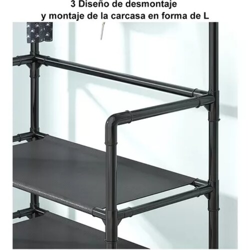 Perchero Armario Zapatero Organizador Closet Portatil Mueble