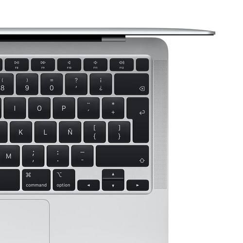 Apple MacBook Air de 13.3'', Apple M1, 8GB RAM, 256GB SSD, macOS Big Sur, Plata.
