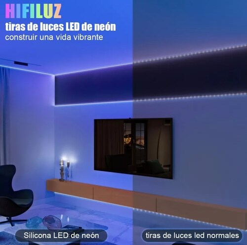 luces led para habitacion Tira Flexible de luces LED de neón, 12V