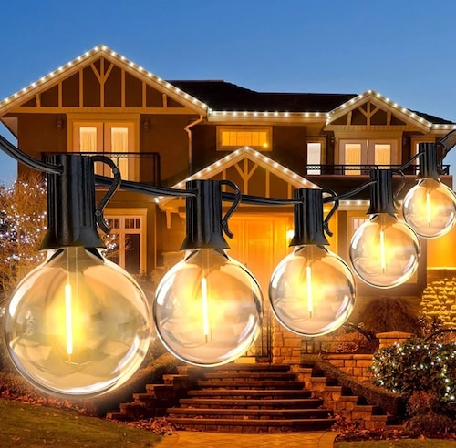 20 Guirnaldas de luces LED para iluminar exteriores: jardines