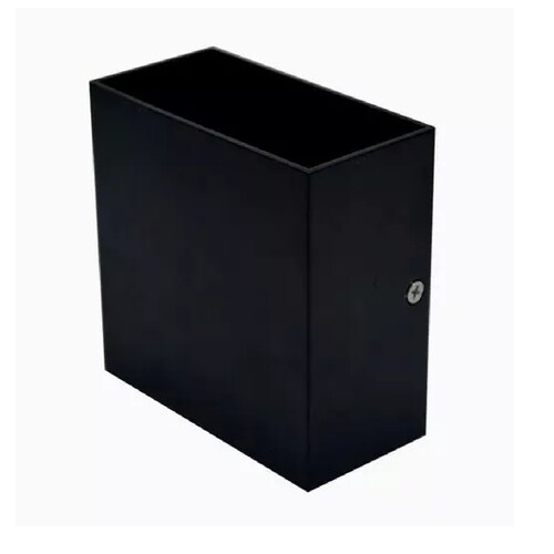 Lámpara De Pared Led De 12w Foco Flotante Moderno Negro + Luz Blanca