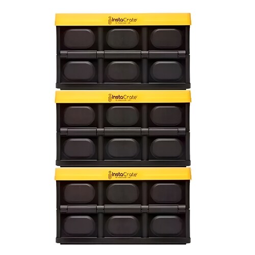 Caja Plegable InstaCrate Greenmade Para Almacenaminto Apilable 45.4l