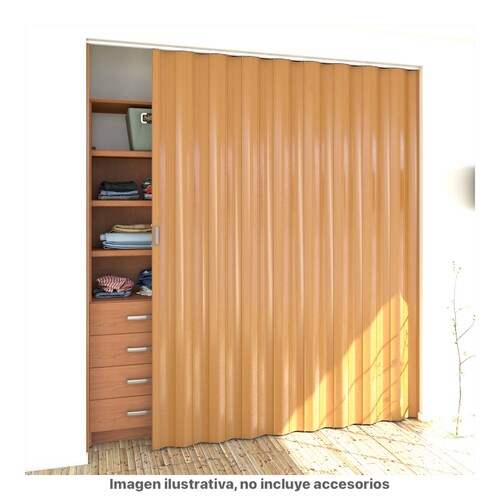 Puertas Plegables Grandes Playcon Color Maple.