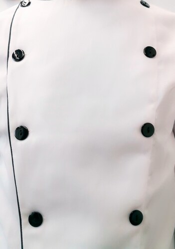 Filipina de Chef Para Hombre color Blanco vivos negros Top Swiss Chef