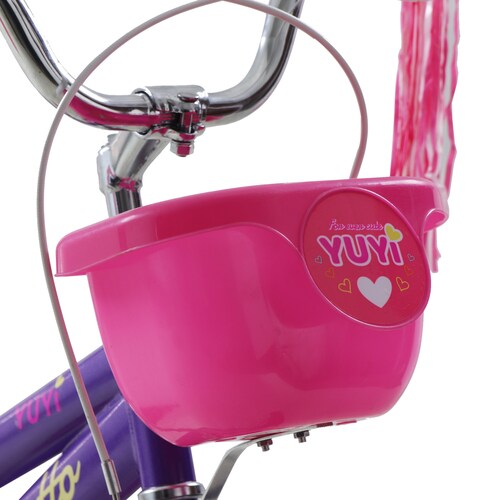 Bicicleta BENOTTO Infantil YUYI R16 Acero 1V. Morado Claro Niña
