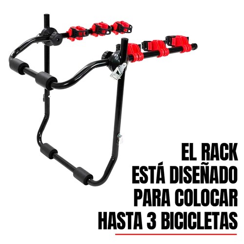 Rack Soporte Porta 3 Bicicletas Para Todo Tipo De Vehículo.