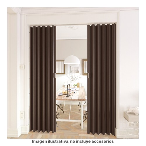 Puerta Plegable Mediana Playcon Color Chocolate.