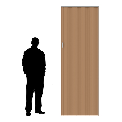 Puerta Plegable Mediana Playcon Color Maple.