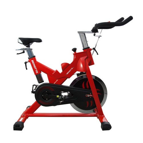 Bicicleta Fija Pro Esbpro600 Rojo Aparato Ejercicio Benotto