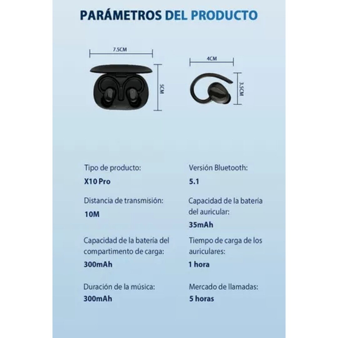 Instructivo de 2024 audifonos bluetooth wireless