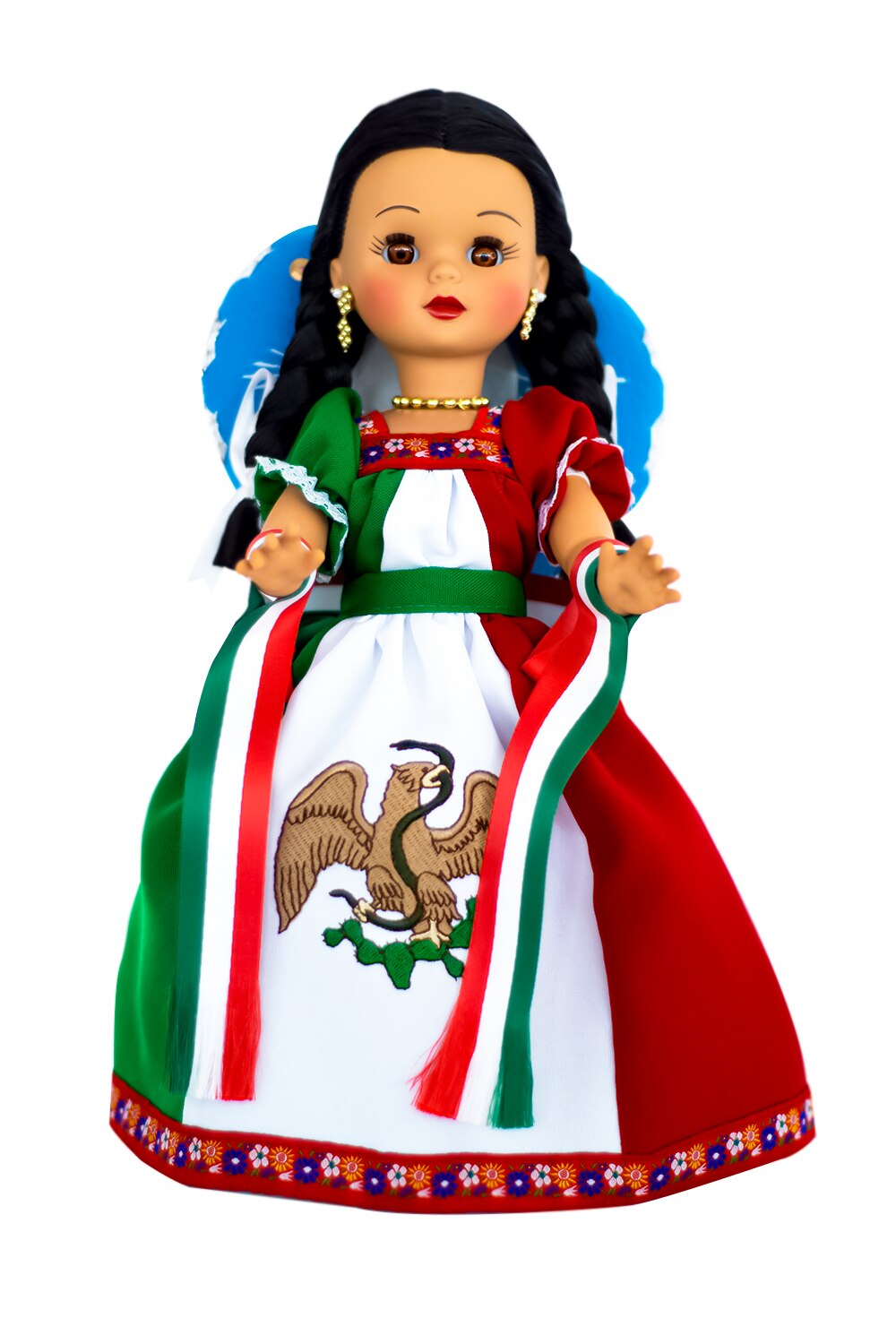 Eulalia Colecciones Muneca Mexicana Modelo Mexicana Pieza de Coleccion de 34 cm. Hecha a Mano. Aguila