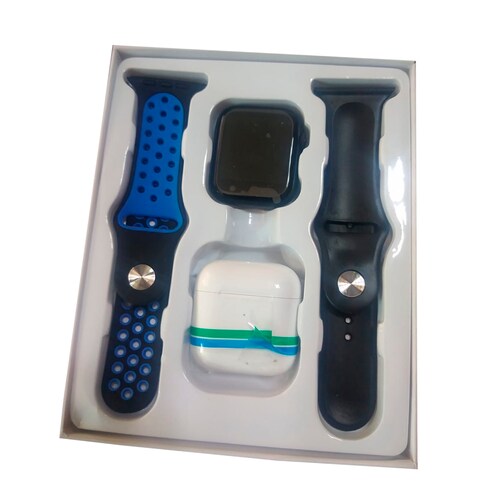 Reloj Inteligente T55 Pro Max Con Correa Adicional Mas Audífonos Smart watch.