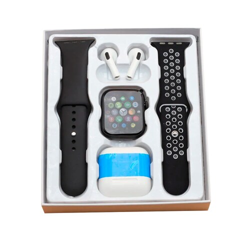 Reloj Inteligente T55 Pro Max Con Correa Adicional Mas Audífonos Smart watch.