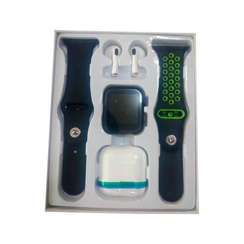 Reloj Inteligente T55 Pro Max Con Correa Adicional Mas Audífonos Smart watch.