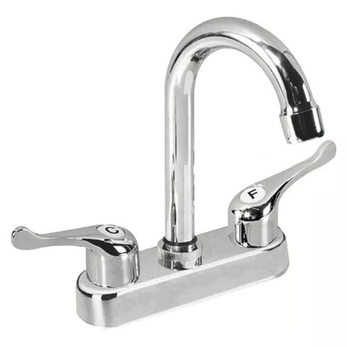 Grifería de lavabo Lion Tools 3553 acabado cromado