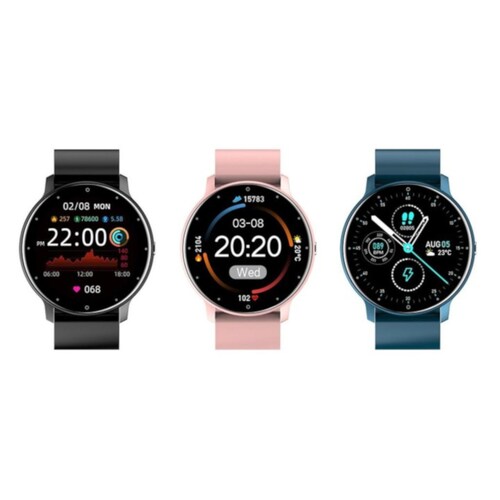 Reloj Inteligente BW0223 Pantalla de 1.28" Negro Metalico