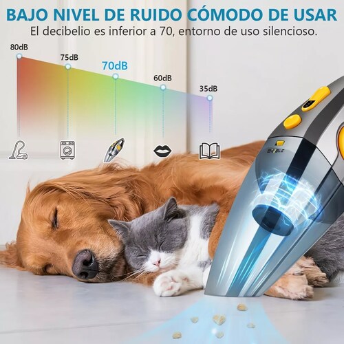 Aspiradora De Mano Portátil Inalámbrico Para Hoga Auto 9kpa