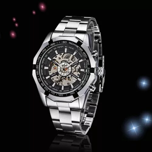 Winner Semi-automático Mecánico Hombres Reloj De Pulsera