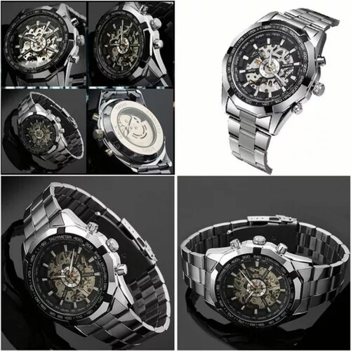 Winner Semi-automático Mecánico Hombres Reloj De Pulsera