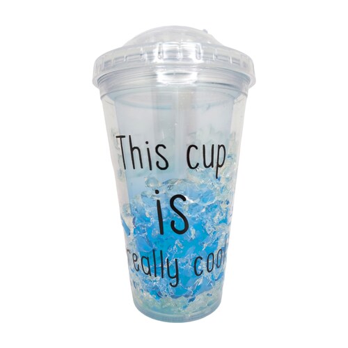 Vaso helado de gel colores 450 ml