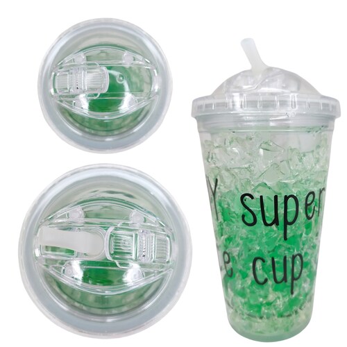 Vaso helado de gel colores 450 ml