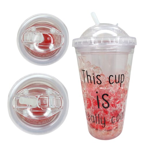 Vaso helado de gel colores 450 ml