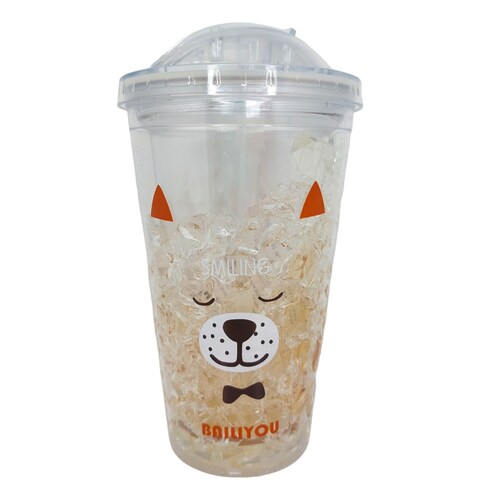 Vaso helado de gel estampado animales 450 ml