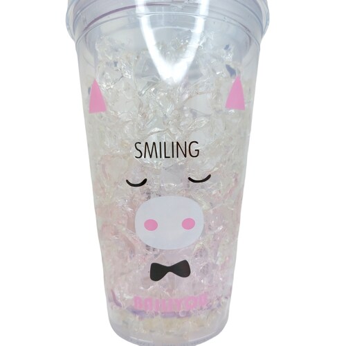 Vaso helado de gel estampado animales 450 ml