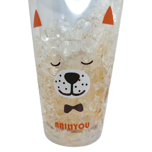 Vaso helado de gel estampado animales 450 ml