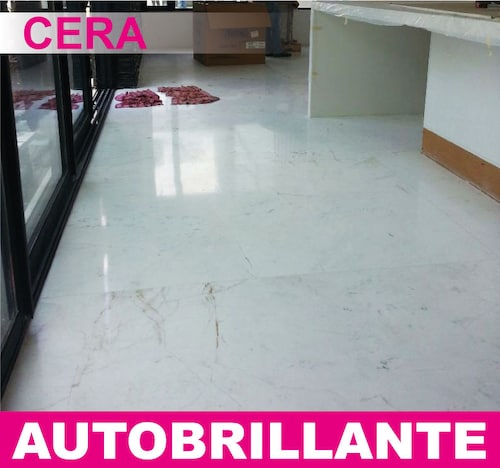 Cera Rosa pbp para brillar Pisos Mármol Vinil Laminado 1Lt